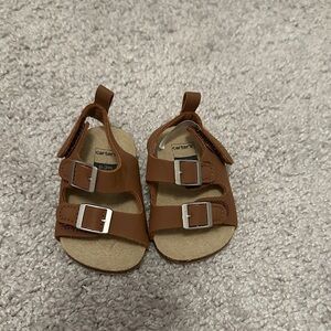 Carter's Tan Kids Sandals with Buckles